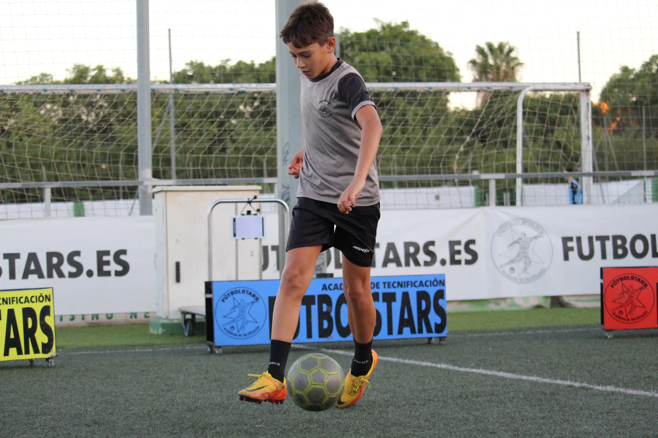 Jugador en una sesión de entrenamiento grupal